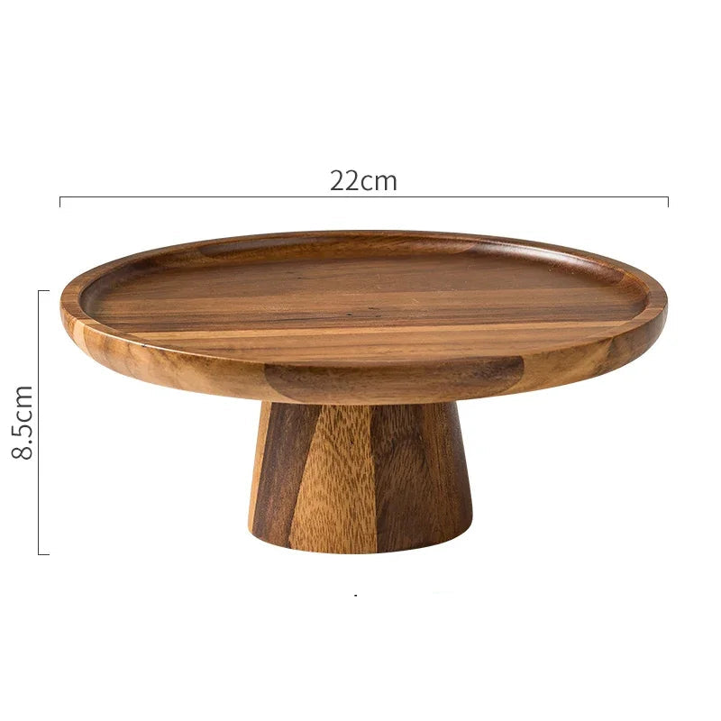 InMyKitchen - Wood Cake Stand