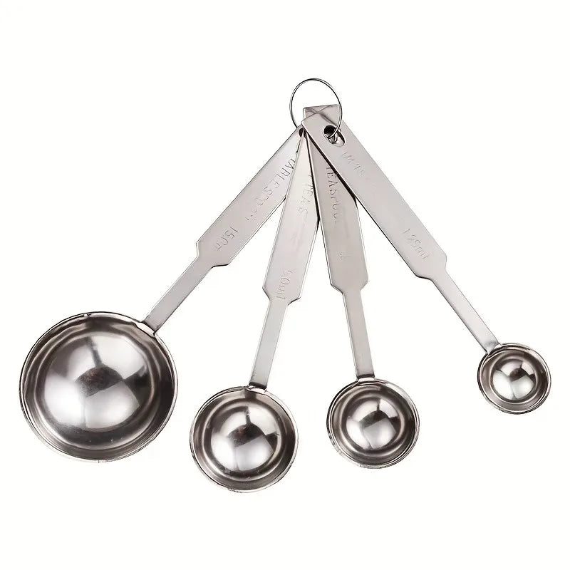 InMyKitchen - 4pc Stainless Steel Measuring Spoon Set