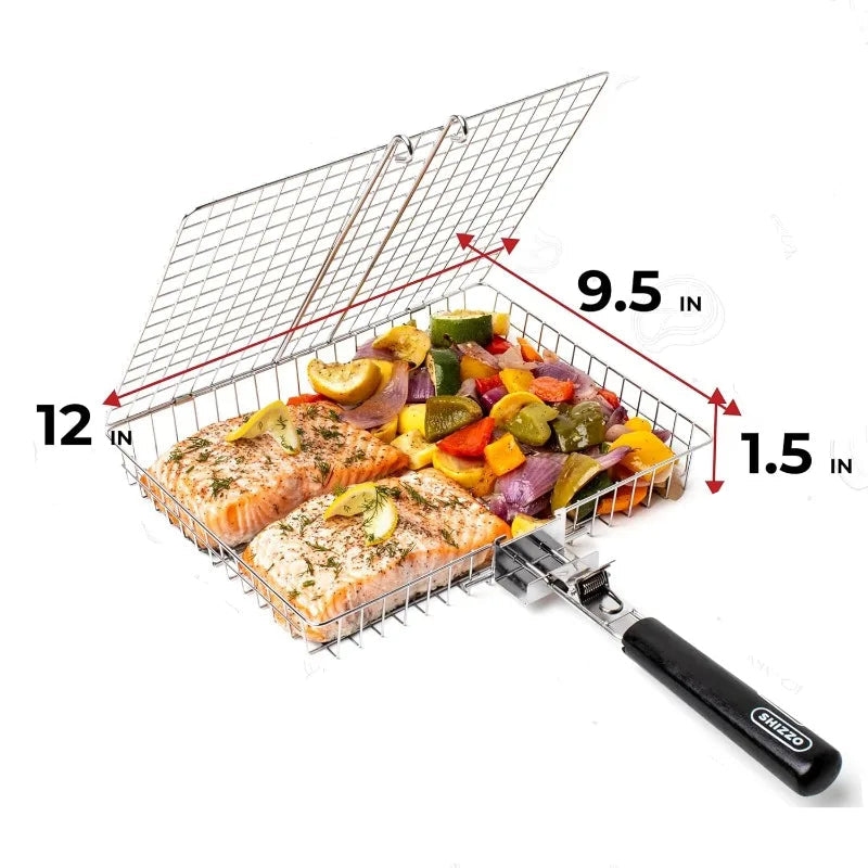 InMyKitchen - Stainless Steel BBQ Grill Basket