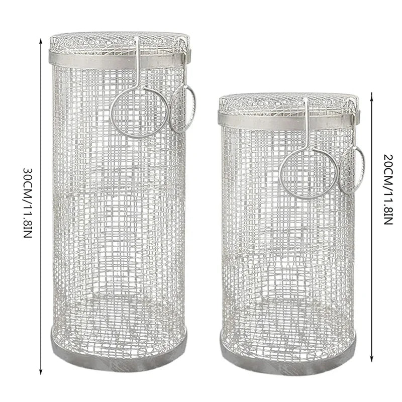 InMyKitchen - BBQ Rolling Grilling Basket