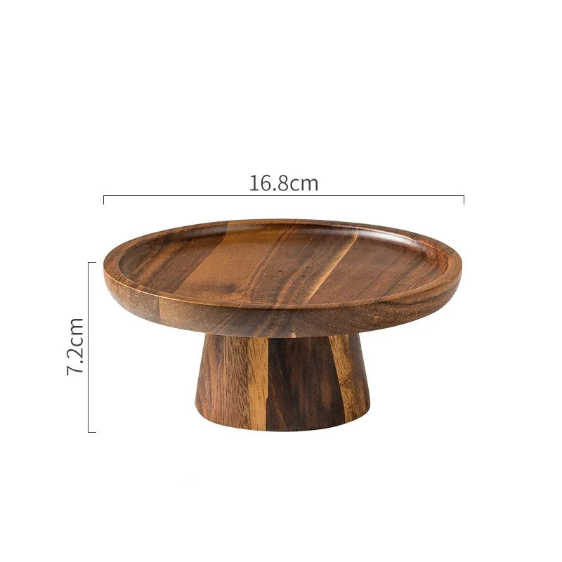 InMyKitchen - Wood Cake Stand