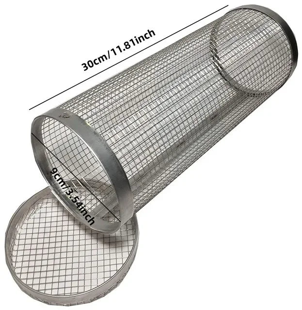 InMyKitchen - BBQ Rolling Grilling Basket