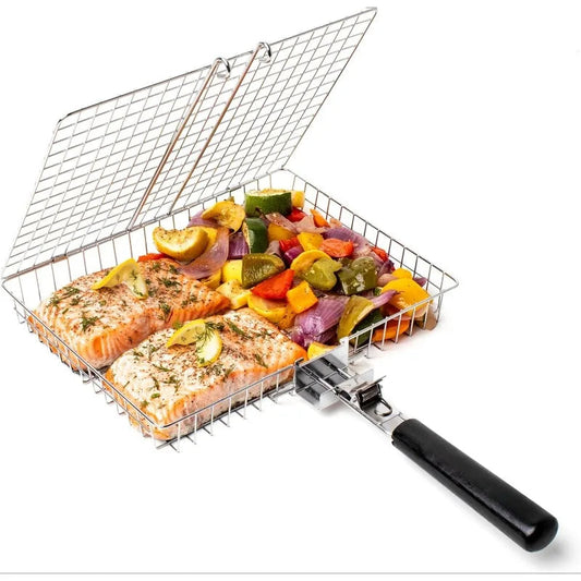 InMyKitchen - Stainless Steel BBQ Grill Basket