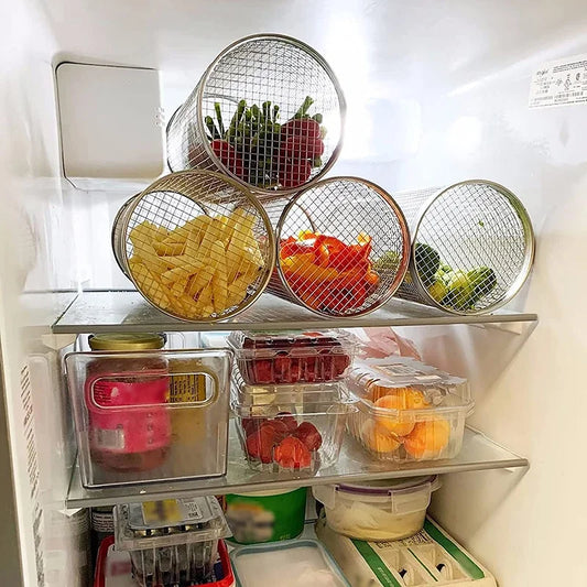 InMyKitchen - BBQ Rolling Grilling Basket
