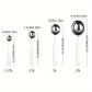 InMyKitchen - 4pc Stainless Steel Measuring Spoon Set