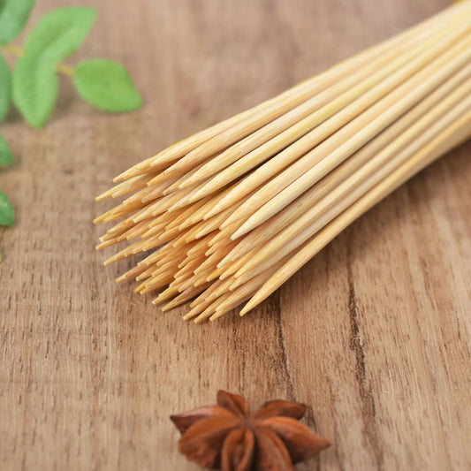 InMyKitchen - 180 Natural Bamboo BBQ Skewers